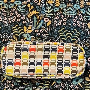 Orla Kiely Target Car Theme Cosmetic Makeup Bag Case or Pencil Zippered Pouch